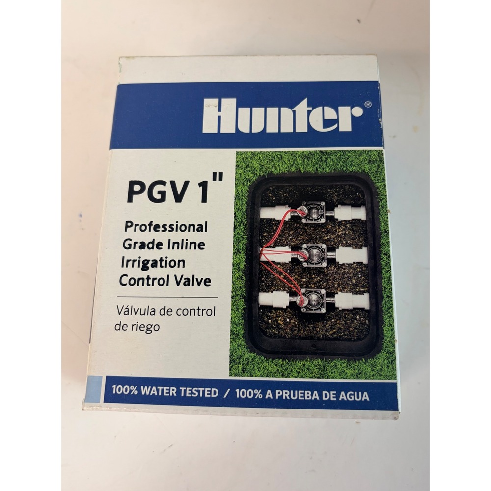 Hunter PGV 1" Professional Grade Inline Irrigation Control Valve 24 VAC PGV-101G